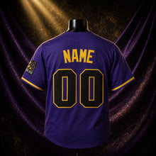 MJ-KIDS-SHORT-2000 | Custom Mamba Kids Baseball Jersey | Purple | 02