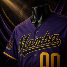 MJ-KIDS-SHORT-2000 | Custom Mamba Kids Baseball Jersey | Purple | 03