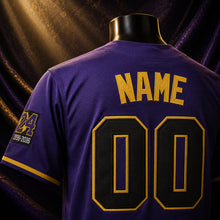 MJ-KIDS-SHORT-2000 | Custom Mamba Kids Baseball Jersey | Purple | 04