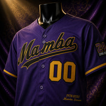 MJ-KIDS-SHORT-2000 | Custom Mamba Kids Baseball Jersey | Purple | 05