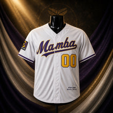 MJ-KIDS-SHORT-2000 | Custom Mamba Kids Baseball Jersey | White | 01