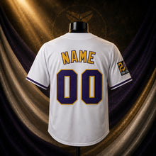 MJ-KIDS-SHORT-2000 | Custom Mamba Kids Baseball Jersey | White | 02