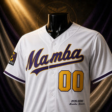 MJ-KIDS-SHORT-2000 | Custom Mamba Kids Baseball Jersey | White | 03