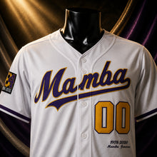 MJ-KIDS-SHORT-2000 | Custom Mamba Kids Baseball Jersey | White | 05