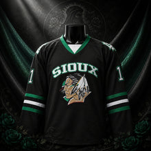 MJ-COLOR-SUPPLEMENT-1080 | Dakota Sioux Ice #11 Hockey Jersey | Black | 01