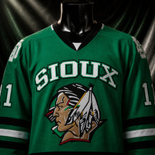 MJ-COLOR-SUPPLEMENT-1080 | Dakota Sioux Ice #11 Hockey Jersey | Green | 03