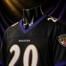 MJ-COLOR-SUPPLEMENT-1080 | Ed Reed #20 Baltimore Ravens Football Jersey | Black | 02