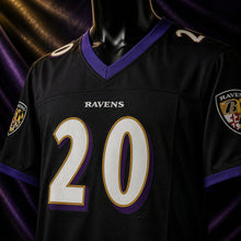 MJ-COLOR-SUPPLEMENT-1080 | Ed Reed #20 Baltimore Ravens Football Jersey | Black | 04