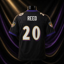 MJ-COLOR-SUPPLEMENT-1080 | Ed Reed #20 Baltimore Ravens Football Jersey | Black | 05