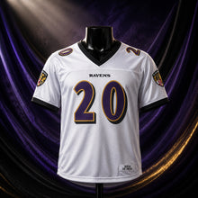MJ-COLOR-SUPPLEMENT-1080 | Ed Reed #20 Baltimore Ravens Football Jersey | White | 01