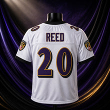 MJ-COLOR-SUPPLEMENT-1080 | Ed Reed #20 Baltimore Ravens Football Jersey | White | 05