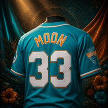 MJ-COLOR-SUPPLEMENT-1080 | Flint Tropics Moon Baseball Jersey | Blue | 04