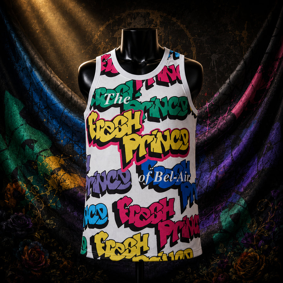 Fresh Prince of Bel-Air #14 Smith Graffiti Basketball Jersey