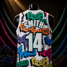 MJ-AI-CANVA-FULL-EXPORT | Fresh Prince of Bel-Air #14 Smith Graffiti Basketball Jersey | 05
