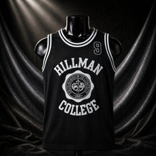 MJ-COLOR-SUPPLEMENT-1080 | Hillman College #9 Dwayne Wayne Basketball Jersey | Black | 01
