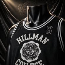 MJ-COLOR-SUPPLEMENT-1080 | Hillman College #9 Dwayne Wayne Basketball Jersey | Black | 05