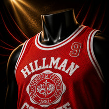 MJ-AI-CANVA-FULL-EXPORT | Hillman College #9 Dwayne Wayne Basketball Jersey | 01