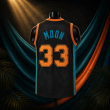 MJ-COLOR-SUPPLEMENT-1080 | Jackie Moon #33 Semi-Pro Flint Tropics Basketball Jersey | Black | 02