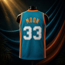 MJ-COLOR-SUPPLEMENT-1080 | Jackie Moon #33 Semi-Pro Flint Tropics Basketball Jersey | Blue | 02