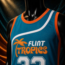 MJ-COLOR-SUPPLEMENT-1080 | Jackie Moon #33 Semi-Pro Flint Tropics Basketball Jersey | Blue | 03
