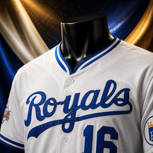 MJ-COLOR-SUPPLEMENT-1080 | Jackson #16 Royals Baseball Jersey | White | 05
