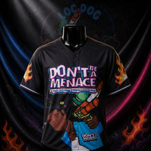 MJ-COLOR-SUPPLEMENT-1080 | Loc Dog #00 ‘Don’t Be a Menace’ Baseball Jersey | Black | 01