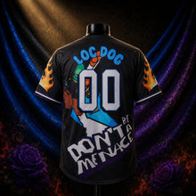 MJ-COLOR-SUPPLEMENT-1080 | Loc Dog #00 ‘Don’t Be a Menace’ Baseball Jersey | Black | 02