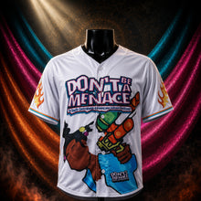 MJ-COLOR-SUPPLEMENT-1080 | Loc Dog #00 ‘Don’t Be a Menace’ Baseball Jersey | White | 01