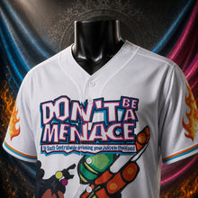 MJ-COLOR-SUPPLEMENT-1080 | Loc Dog #00 ‘Don’t Be a Menace’ Baseball Jersey | White | 03