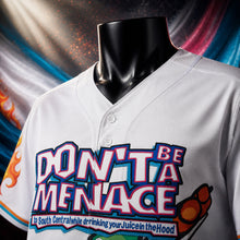 MJ-COLOR-SUPPLEMENT-1080 | Loc Dog #00 ‘Don’t Be a Menace’ Baseball Jersey | White | 05