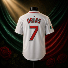 MJ-COLOR-SUPPLEMENT-1080 | Mexico Urías Baseball Jersey | White | 02