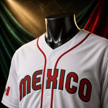 MJ-COLOR-SUPPLEMENT-1080 | Mexico Urías Baseball Jersey | White | 05