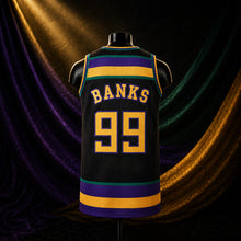 MJ-COLOR-SUPPLEMENT-1080 | Mighty Ducks Banks #99 Basketball Jersey | Black | 02