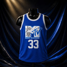 MJ-COLOR-SUPPLEMENT-1080 | MTV Rock N' Jock #33 Smith Basketball Jersey | Blue | 01