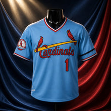 MJ-COLOR-SUPPLEMENT-1080 | N.W.T Ozzie Smith St. Louis Cardinals Football Jersey | Blue | 01