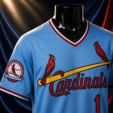 MJ-COLOR-SUPPLEMENT-1080 | N.W.T Ozzie Smith St. Louis Cardinals Football Jersey | Blue | 02