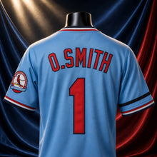 MJ-COLOR-SUPPLEMENT-1080 | N.W.T Ozzie Smith St. Louis Cardinals Football Jersey | Blue | 03