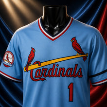 MJ-COLOR-SUPPLEMENT-1080 | N.W.T Ozzie Smith St. Louis Cardinals Football Jersey | Blue | 04