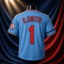 MJ-COLOR-SUPPLEMENT-1080 | N.W.T Ozzie Smith St. Louis Cardinals Football Jersey | Blue | 05