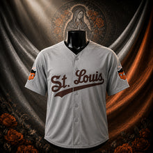 MJ-COLOR-SUPPLEMENT-1080 | Retro #29 Satchel Paige Vintage CREAM GREY Team Baseball Jersey | Grey | 01