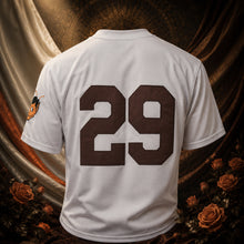 MJ-COLOR-SUPPLEMENT-1080 | Retro #29 Satchel Paige Vintage CREAM GREY Team Baseball Jersey | White | 04