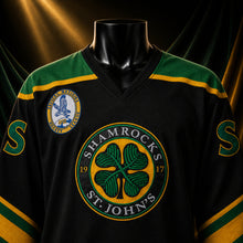 MJ-COLOR-SUPPLEMENT-1080 | Ross The Boss Rhea #3 St John's Shamrocks Hockey Jersey | Black | 05