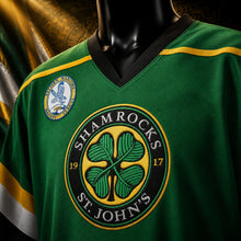 MJ-COLOR-SUPPLEMENT-1080 | Ross The Boss Rhea #3 St John's Shamrocks Hockey Jersey | Green | 03