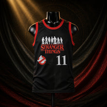MJ-COLOR-SUPPLEMENT-1080 | Stranger Things Eleven #11 Basketball Jersey | Black | 01