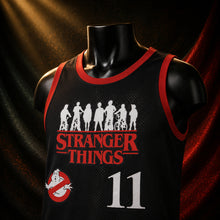 MJ-COLOR-SUPPLEMENT-1080 | Stranger Things Eleven #11 Basketball Jersey | Black | 03