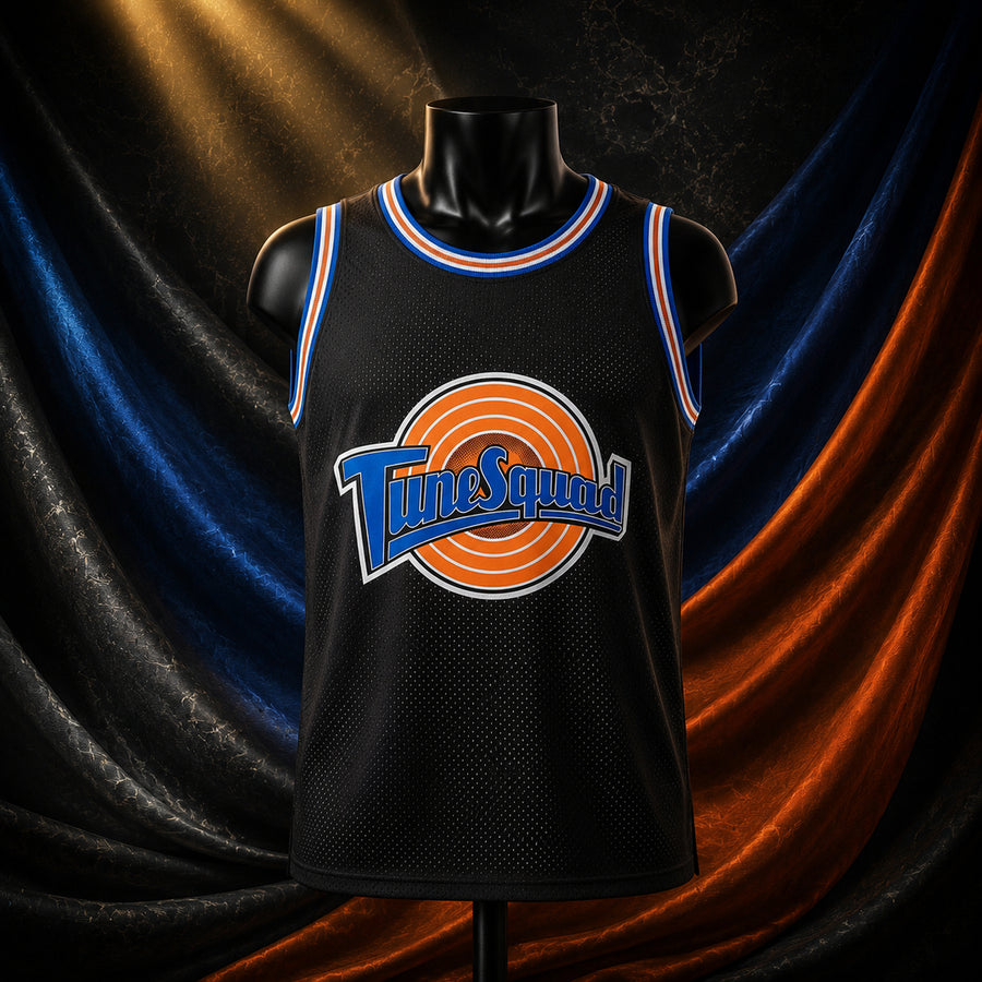 Taz #! Space Jam Tune Squad White Basketball Jersey