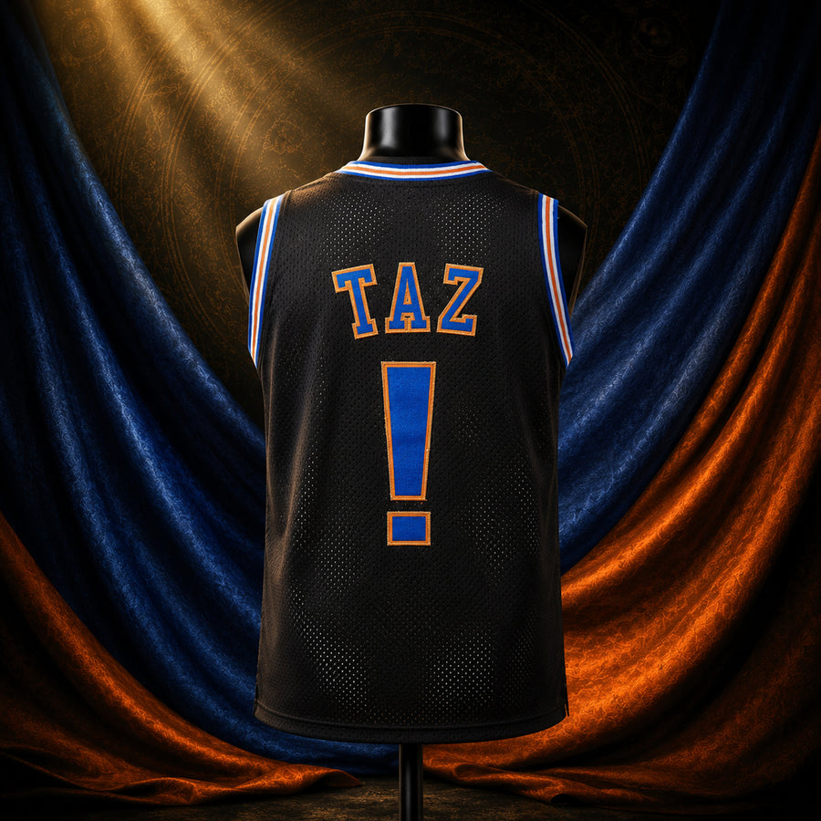 Taz #! Space Jam Tune Squad White Basketball Jersey