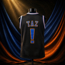 MJ-COLOR-SUPPLEMENT-1080 | Taz #! Space Jam Tune Squad White Basketball Jersey | Black | 02
