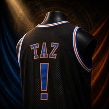 MJ-COLOR-SUPPLEMENT-1080 | Taz #! Space Jam Tune Squad White Basketball Jersey | Black | 04