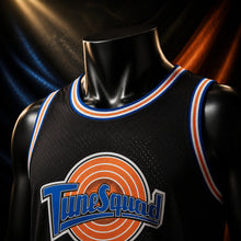 MJ-COLOR-SUPPLEMENT-1080 | Taz #! Space Jam Tune Squad White Basketball Jersey | Black | 05